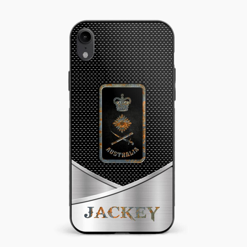 Personalized Australian Veteran/ Solider Phonecase QTDT0208