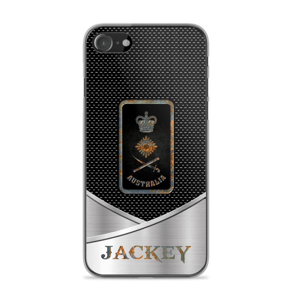 Personalized Australian Veteran/ Solider Phonecase QTDT0208