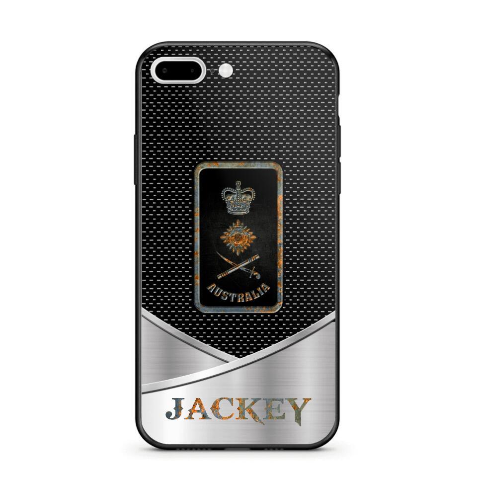 Personalized Australian Veteran/ Solider Phonecase QTDT0208