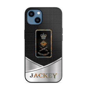 Personalized Australian Veteran/ Solider Phonecase QTDT0208