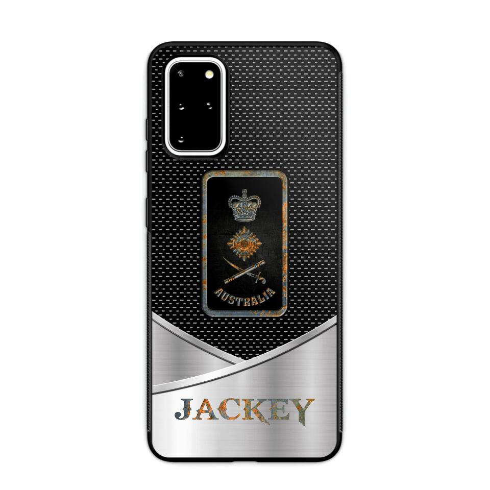 Personalized Australian Veteran/ Solider Phonecase QTDT0208