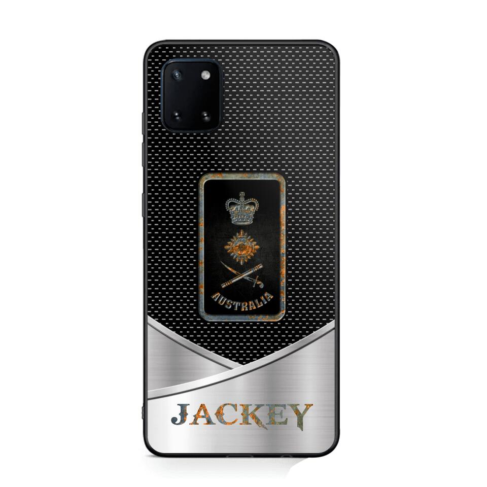 Personalized Australian Veteran/ Solider Phonecase QTDT0208