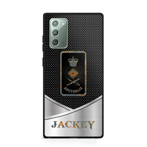 Personalized Australian Veteran/ Solider Phonecase QTDT0208