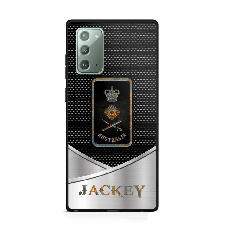 Personalized Australian Veteran/ Solider Phonecase QTDT0208