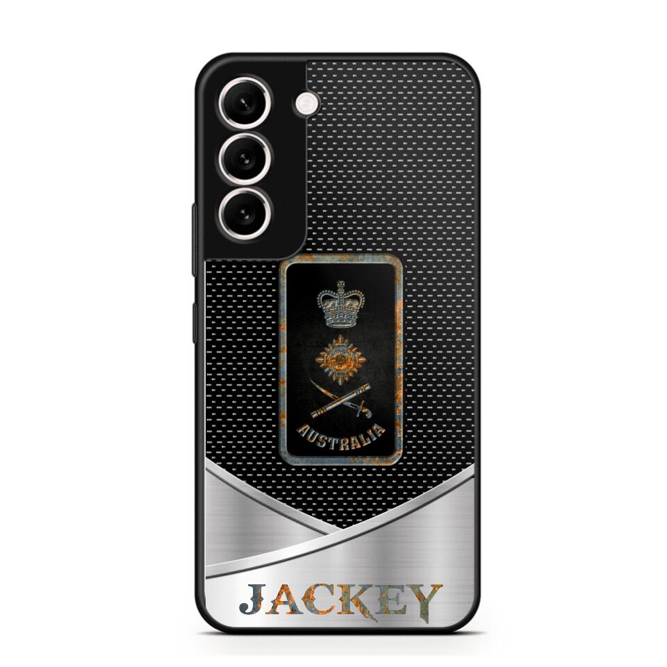 Personalized Australian Veteran/ Solider Phonecase QTDT0208
