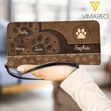 Personalized Dog Mom Custom Name Woman Clutch Purse NQHY0208