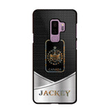 Personalized Canadian Veteran/ Solider Phonecase QTDT0308