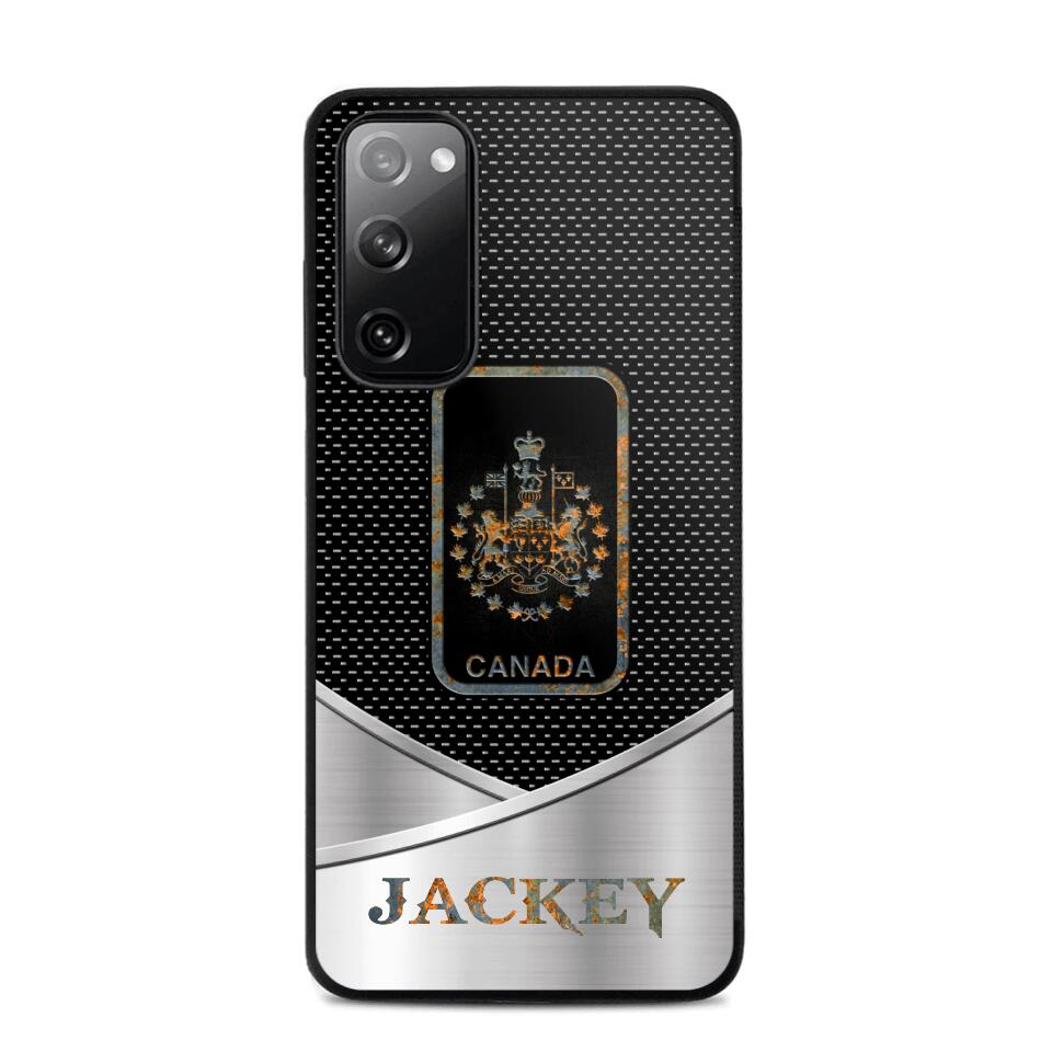 Personalized Canadian Veteran/ Solider Phonecase QTDT0308