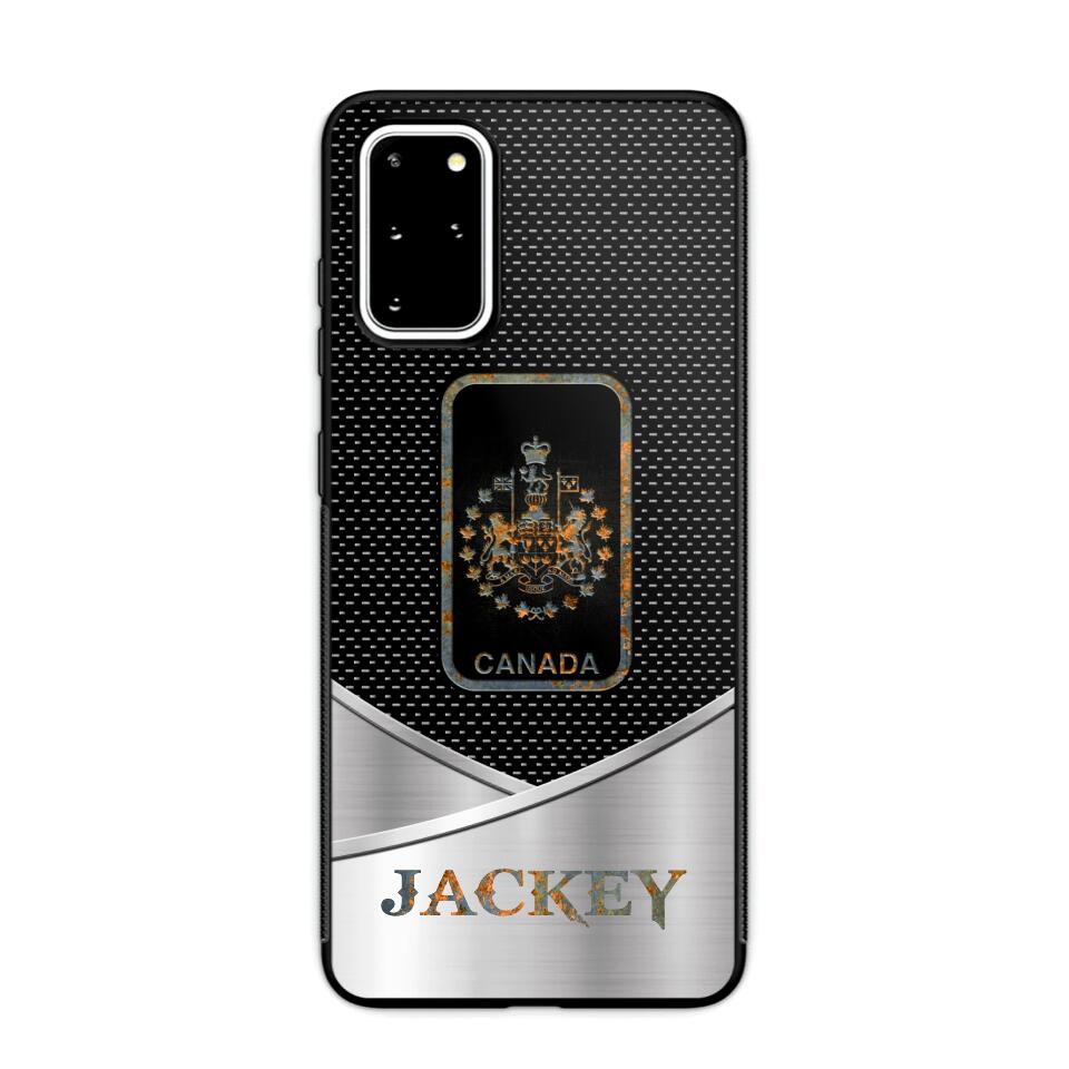 Personalized Canadian Veteran/ Solider Phonecase QTDT0308