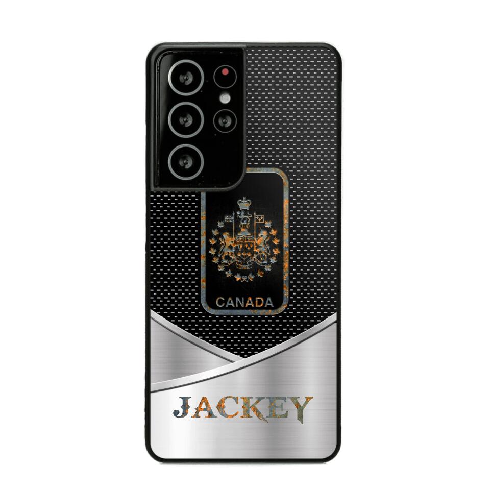 Personalized Canadian Veteran/ Solider Phonecase QTDT0308