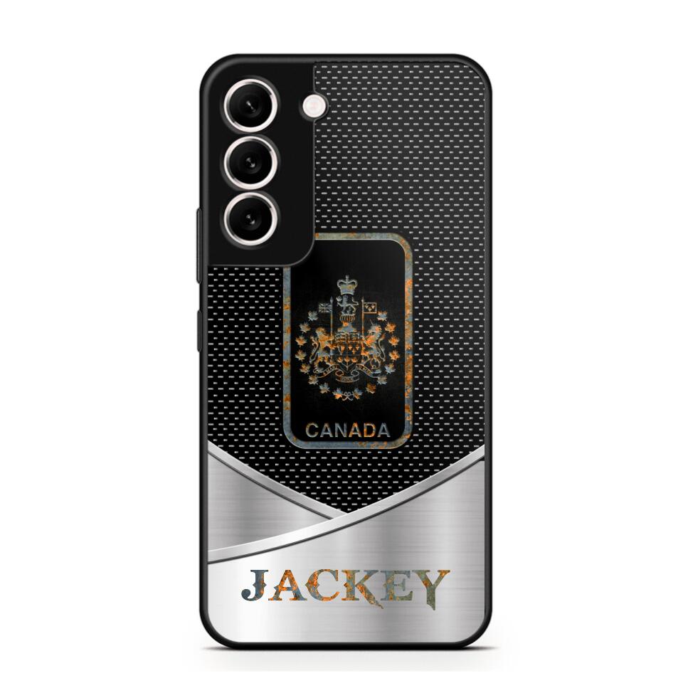 Personalized Canadian Veteran/ Solider Phonecase QTDT0308