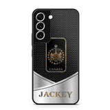 Personalized Canadian Veteran/ Solider Phonecase QTDT0308