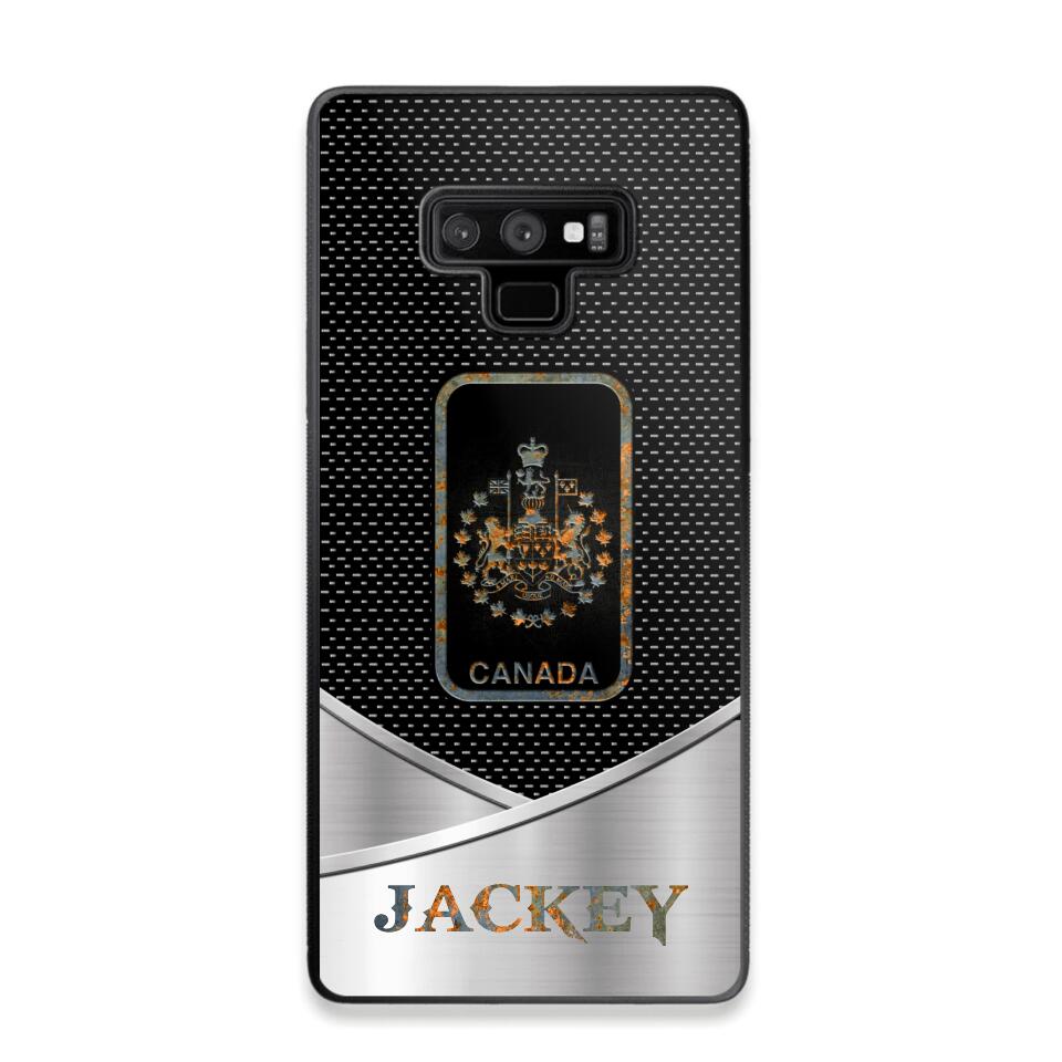 Personalized Canadian Veteran/ Solider Phonecase QTDT0308