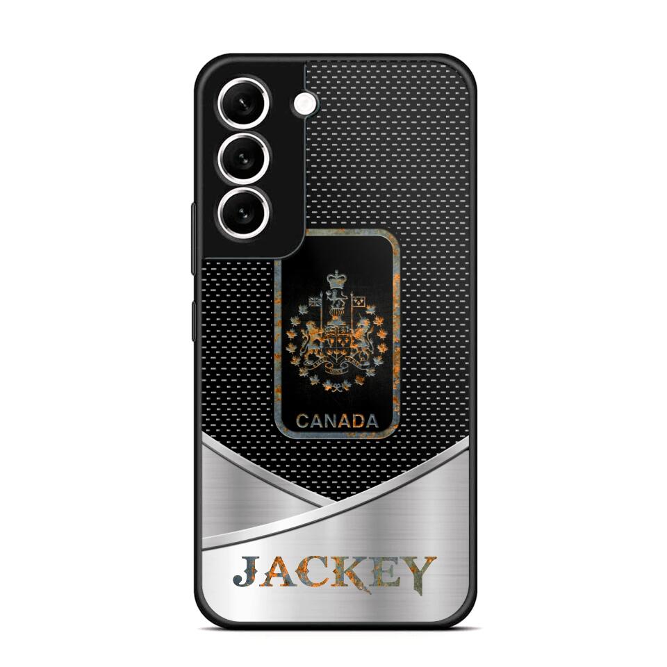 Personalized Canadian Veteran/ Solider Phonecase QTDT0308