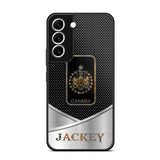Personalized Canadian Veteran/ Solider Phonecase QTDT0308