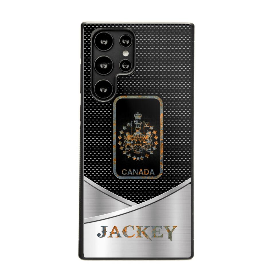 Personalized Canadian Veteran/ Solider Phonecase QTDT0308
