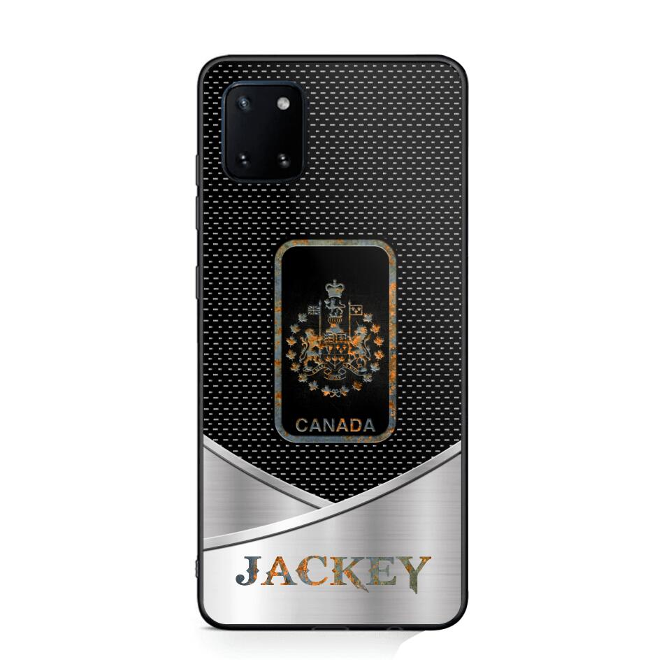 Personalized Canadian Veteran/ Solider Phonecase QTDT0308