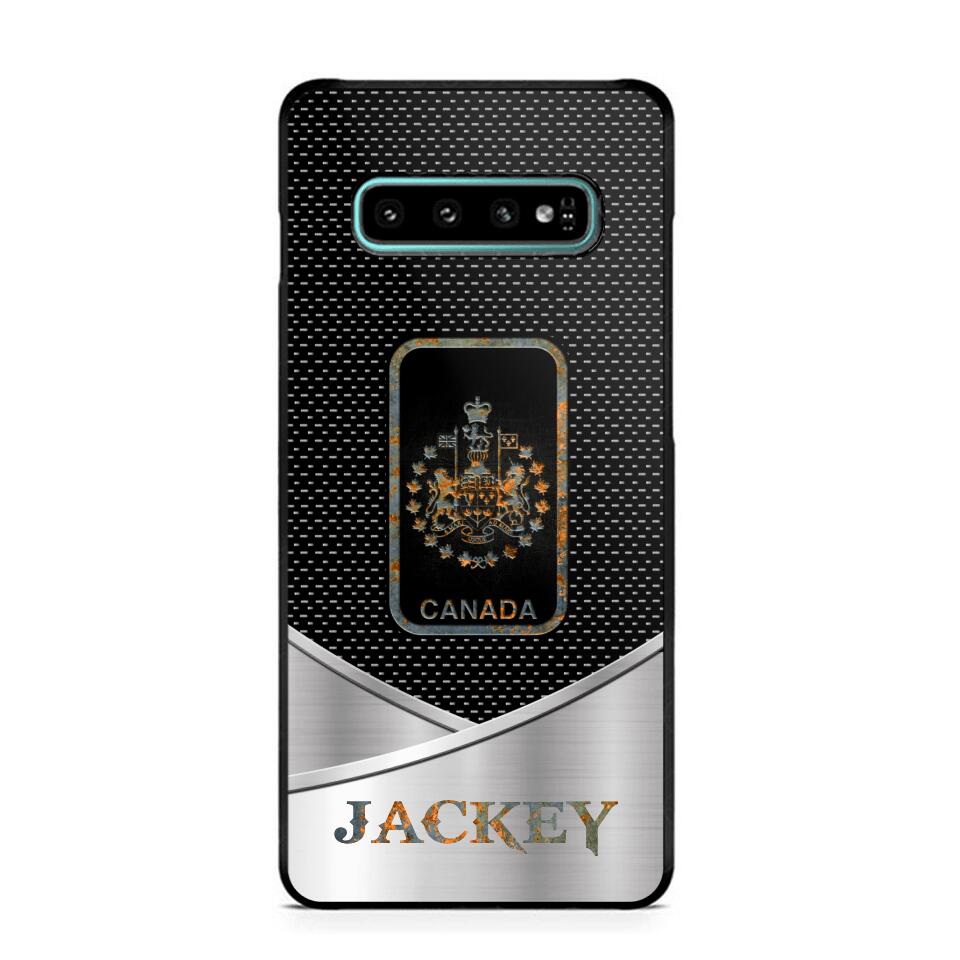 Personalized Canadian Veteran/ Solider Phonecase QTDT0308