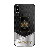 Personalized Canadian Veteran/ Solider Phonecase QTDT0308