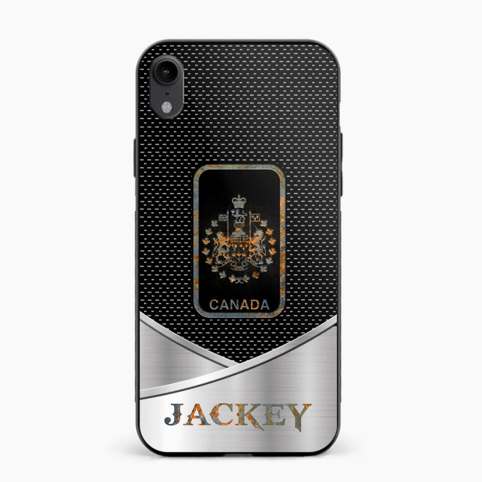 Personalized Canadian Veteran/ Solider Phonecase QTDT0308