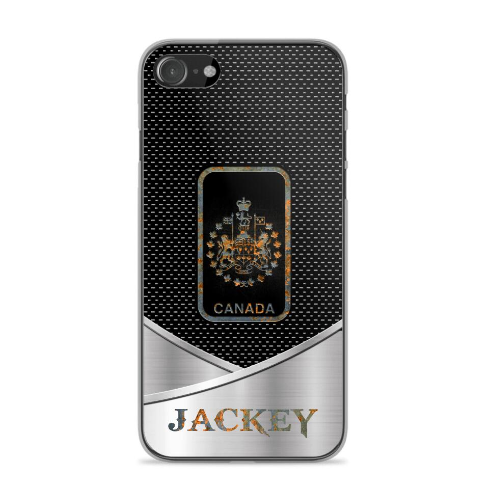 Personalized Canadian Veteran/ Solider Phonecase QTDT0308