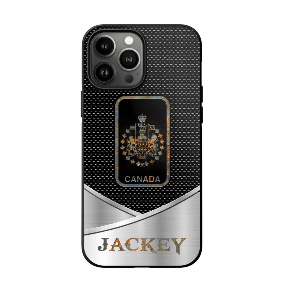 Personalized Canadian Veteran/ Solider Phonecase QTDT0308