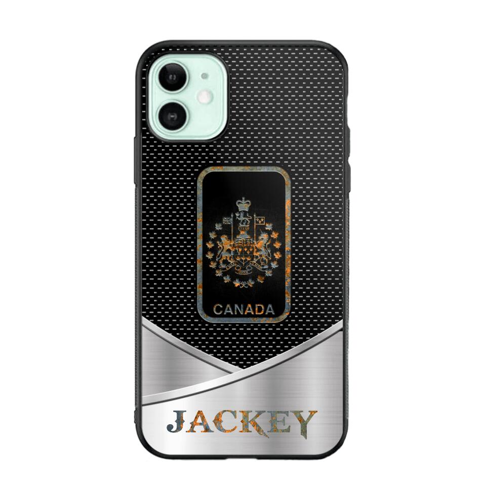 Personalized Canadian Veteran/ Solider Phonecase QTDT0308