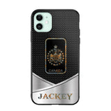 Personalized Canadian Veteran/ Solider Phonecase QTDT0308