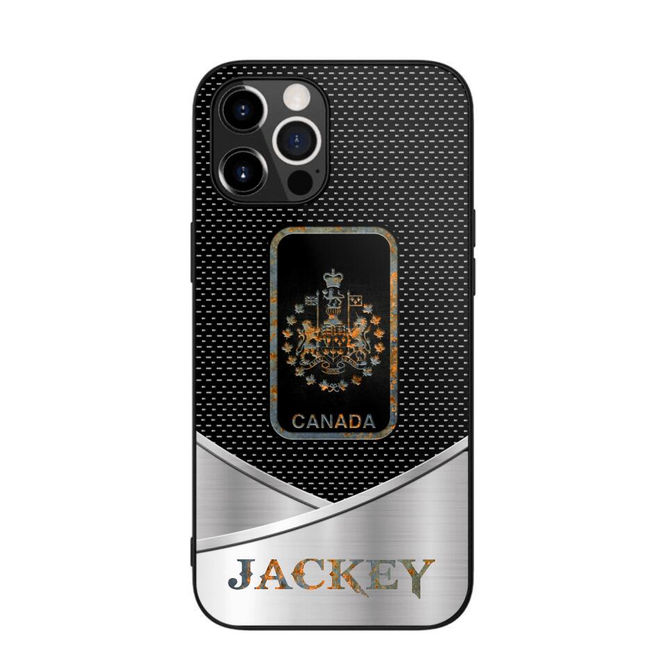 Personalized Canadian Veteran/ Solider Phonecase QTDT0308