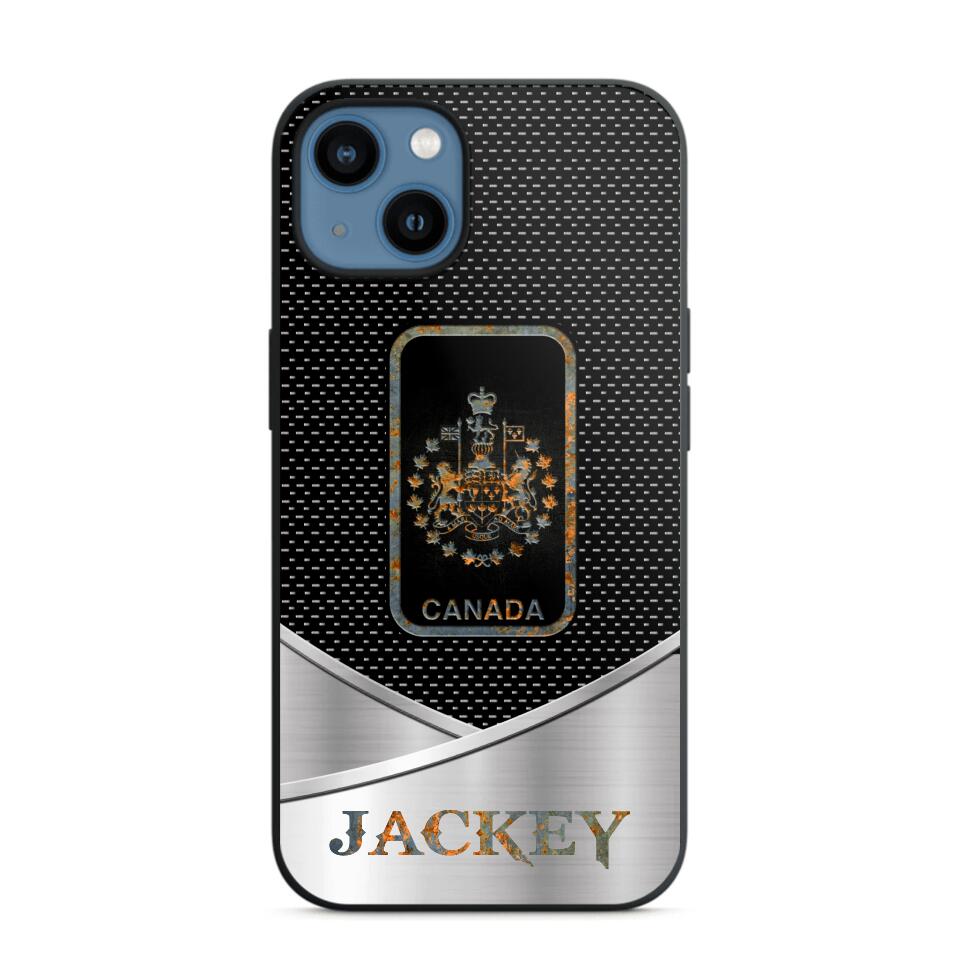 Personalized Canadian Veteran/ Solider Phonecase QTDT0308