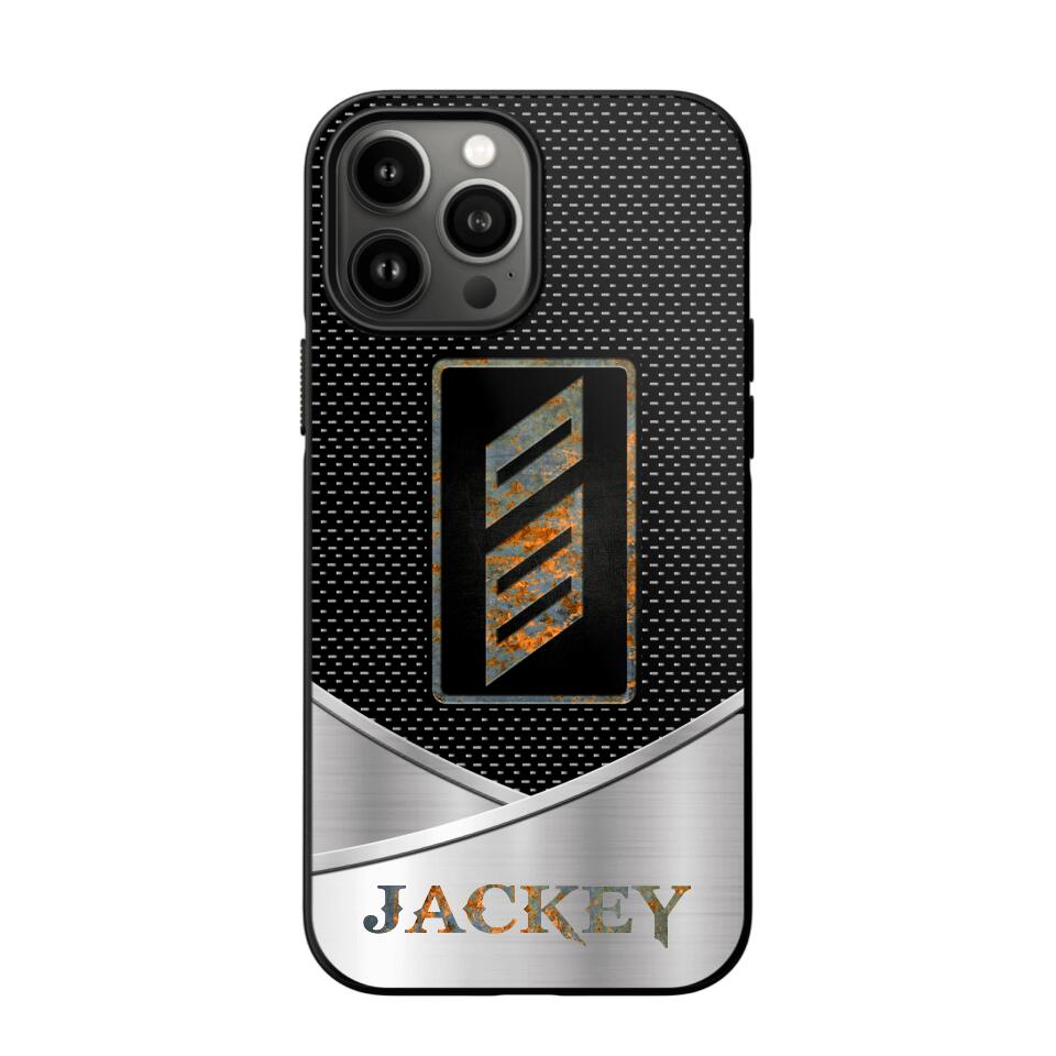 Personalized German Veteran/ Solider Phonecase QTDT0308