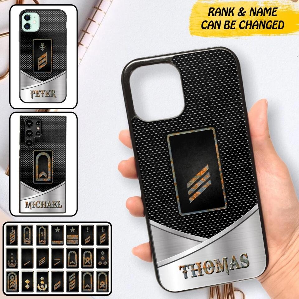 Personalized German Veteran/ Solider Phonecase QTDT0308