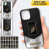 Personalized German Veteran/ Solider Phonecase QTDT0308