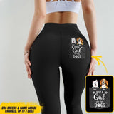 Personalized Just A Girl Who Loves Dogs Legging Printed QTDT0408