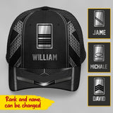 Personalized French Veteran/ Solider Cap Printed 22AUG-MA05