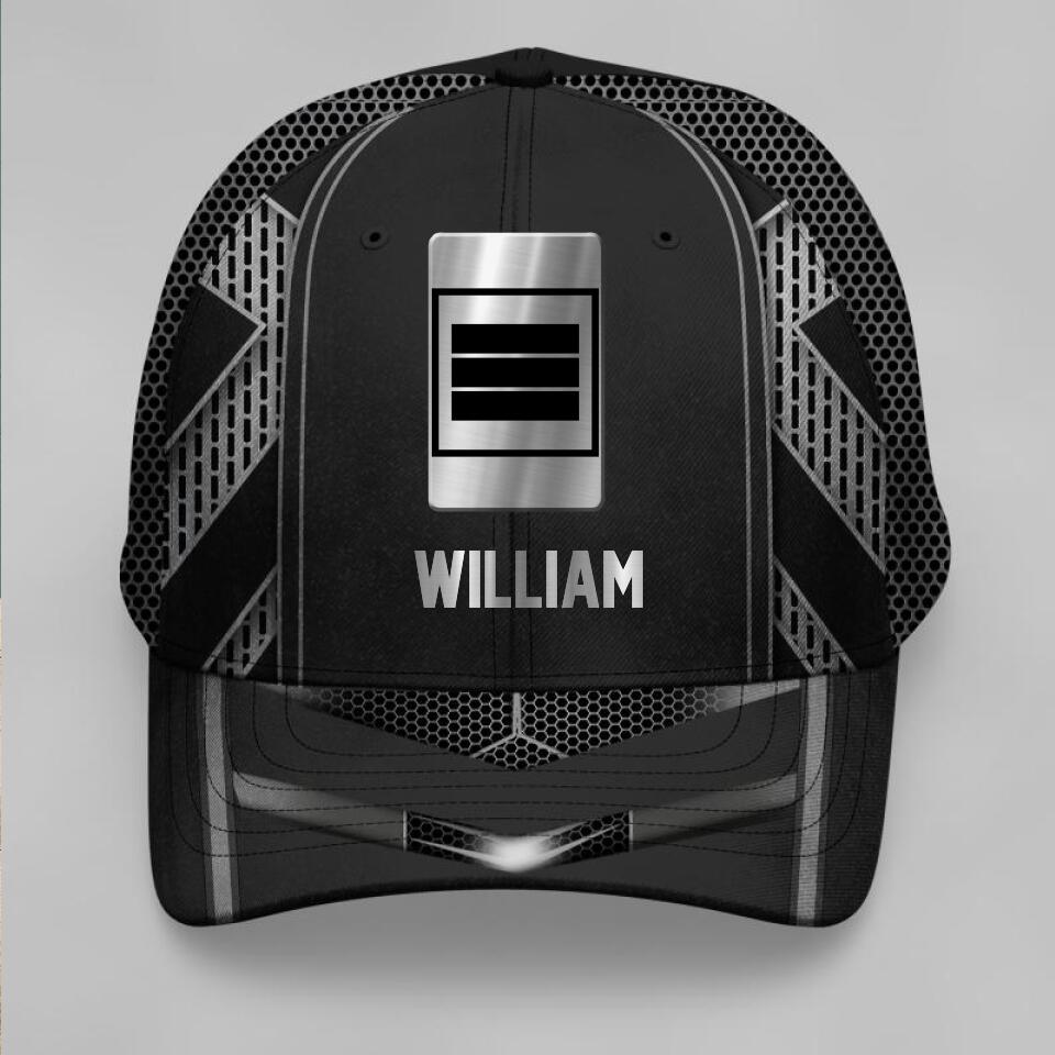 Personalized French Veteran/ Solider Cap Printed 22AUG-MA05