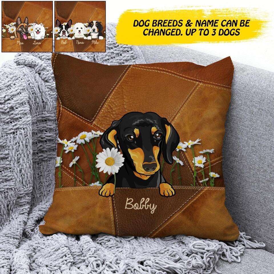 Personalized Daisy Dogs Pillow Printed NQVQ0808