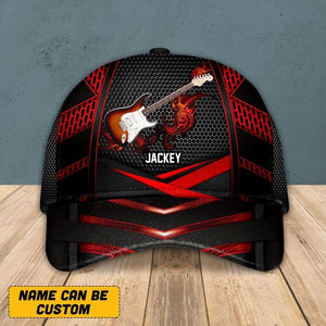 Personalized Guitar Custom Name Cap Printed NQVQ0908
