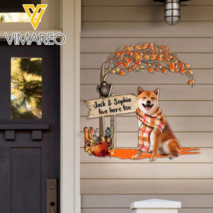 Personalized Shiba Inu Dog Metal Sign Printed SEP-HQ14