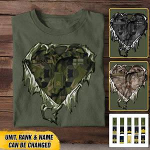 Personalized Swedish Veteran/Soldier Tshirt Printed 22AUG-DT10