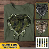 Personalized Swedish Veteran/Soldier Tshirt Printed 22AUG-DT10