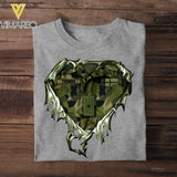 Personalized Swedish Veteran/Soldier Tshirt Printed 22AUG-DT10