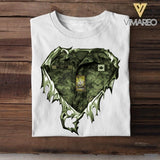 Personalized Canadian Veteran/Soldier Tshirt Printed 22AUG-DT10