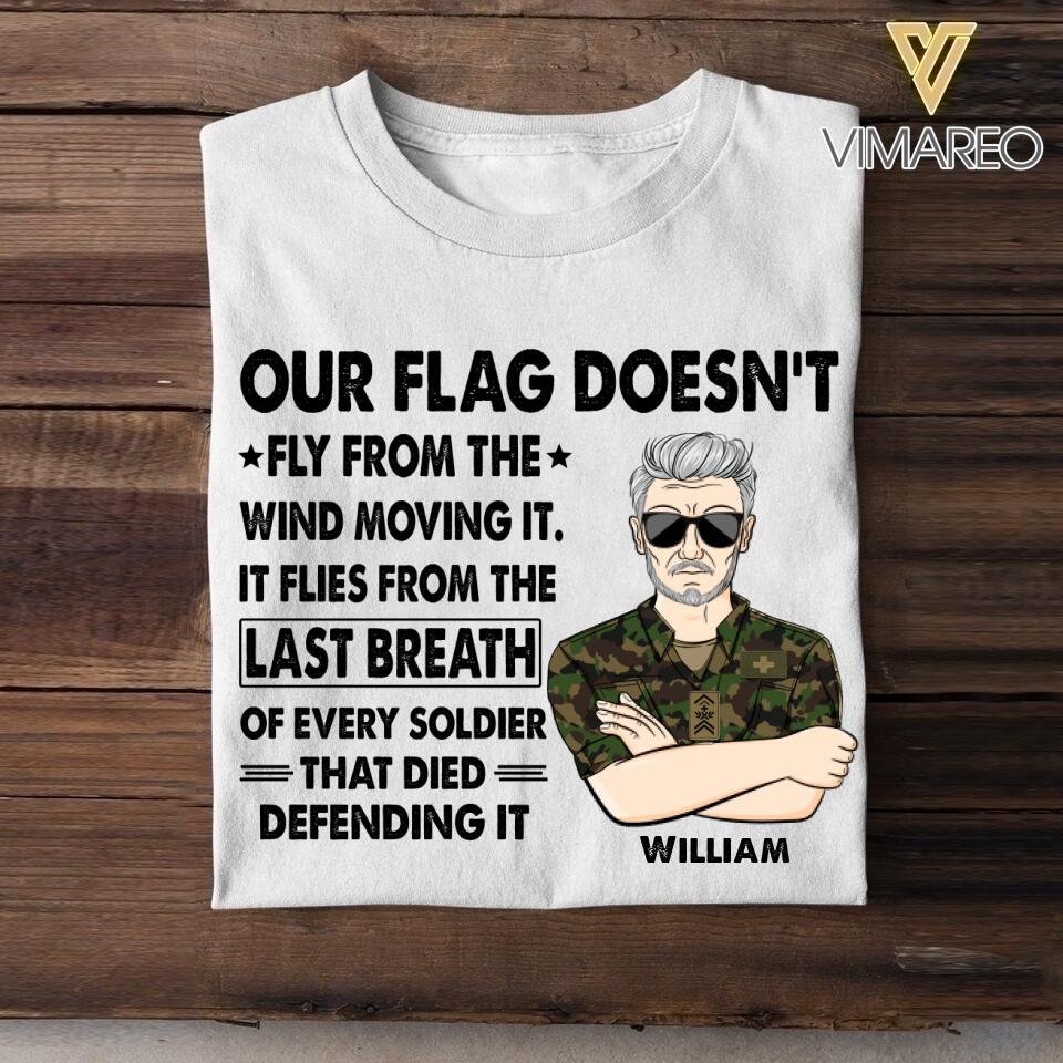 Personalized Swiss Veteran/Soldier Tshirt Printed 22AUG-HY10