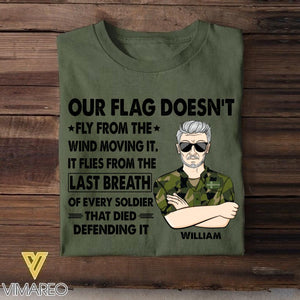 Personalized Swedish Veteran/Soldier Tshirt Printed 22AUG-HY10