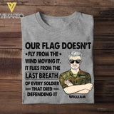 Personalized German Veteran/Soldier Tshirt Printed 22AUG-HY10