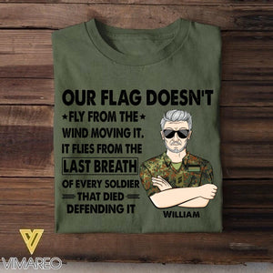 Personalized German Veteran/Soldier Tshirt Printed 22AUG-HY10