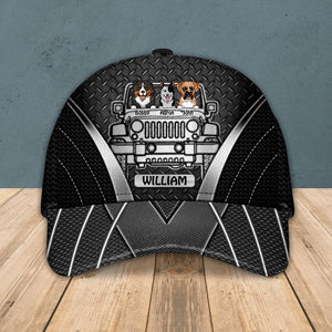 Personalized Dog Custom Name Cap Printed NQVQ1108