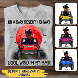 Personalized Jeep Girl Halloween Tshirt Printed 22AUG-MA11