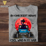 Personalized Jeep Girl Halloween Tshirt Printed 22AUG-MA11